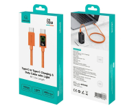 USAMS Kabel PD 60W USB-C/USB-C 1,2m pomarańczowy - 1569113 - zdjęcie 12